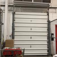 Door after repair by SMH technicians using panels from our warehouse.